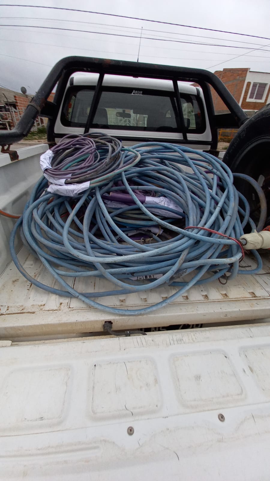 Secuestraron 250 metros de cable robado en el barrio APAP de Las Heras