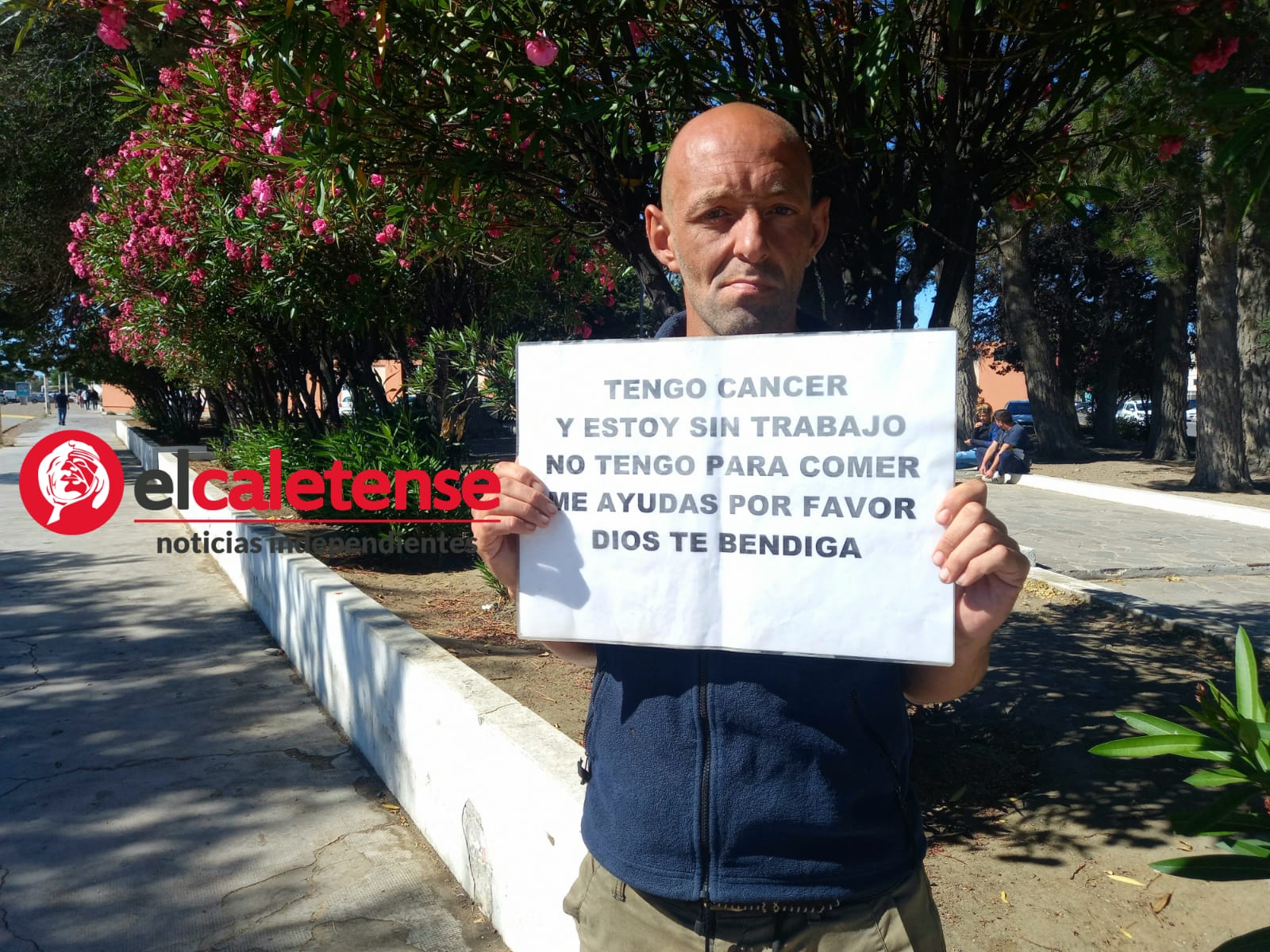 Un hombre que tiene cáncer y se encuentra en situación de calle, necesita la colaboración de la comunidad 