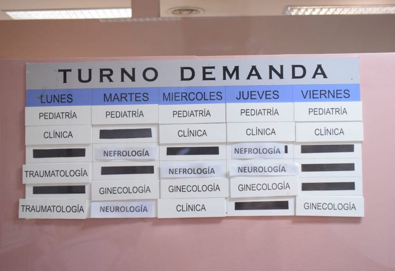 El hospital zonal retomó la entrega de turnos para consultorios externos