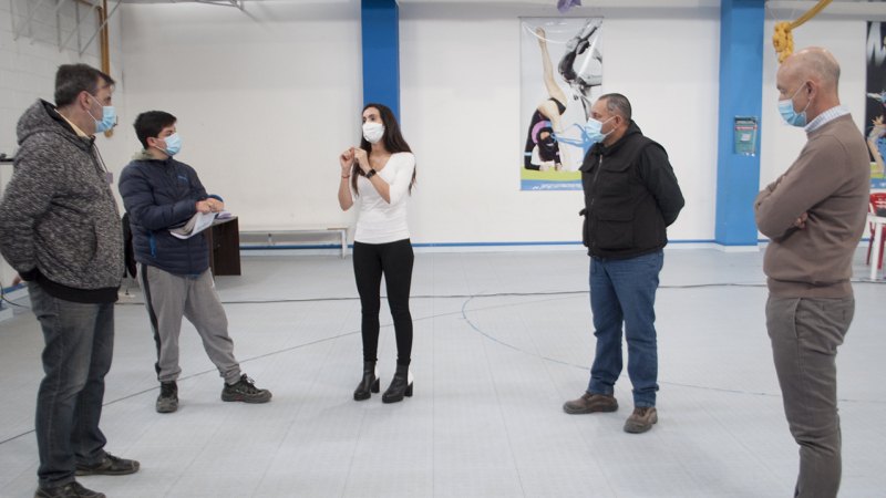 El COE de Pico Truncado observó el trabajo del Plan Detectar Caleta Olivia