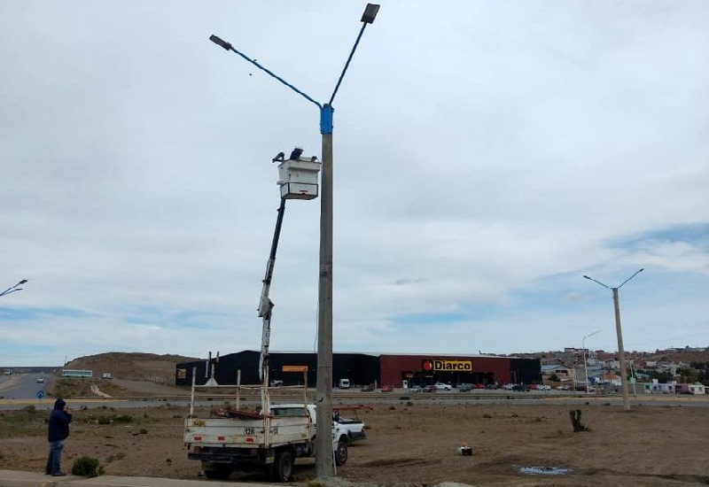 Monitoreo: TCO coloca cámaras de control en el acceso sur a Caleta Olivia