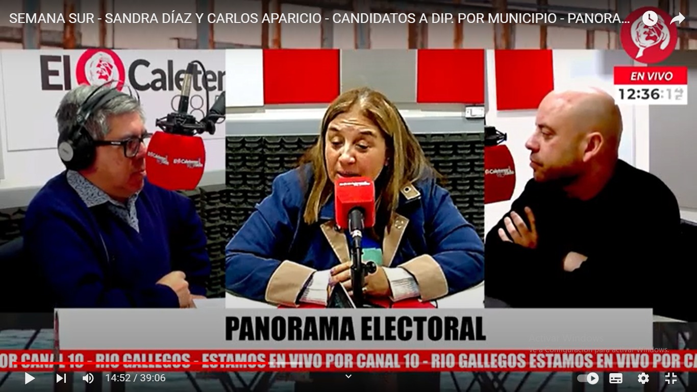 Sandra Díaz busca ocupar un lugar en la legislatura provincial, acompañada por Carlos Aparicio