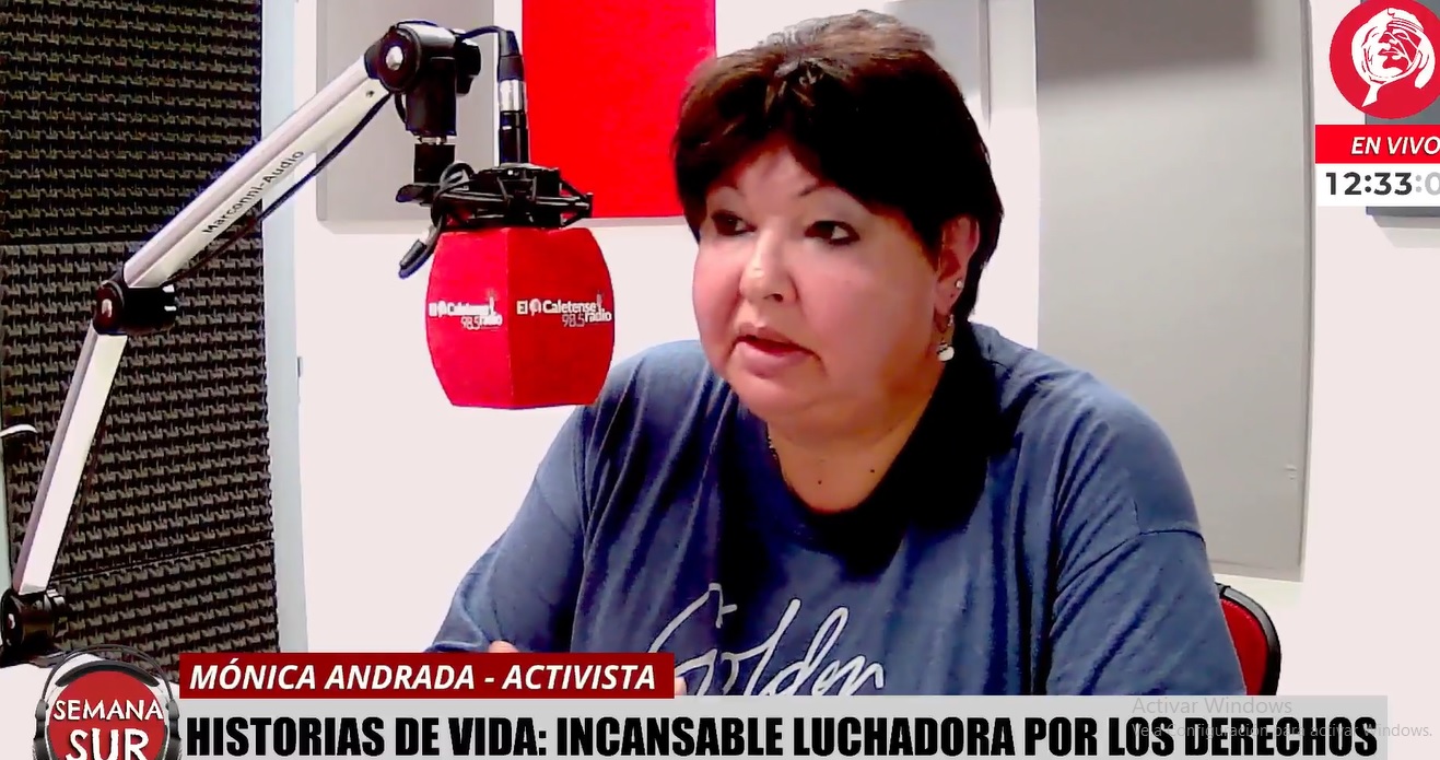 Mónica Andrada: Sobreviviente y defensora de la diversidad en Caleta Olivia