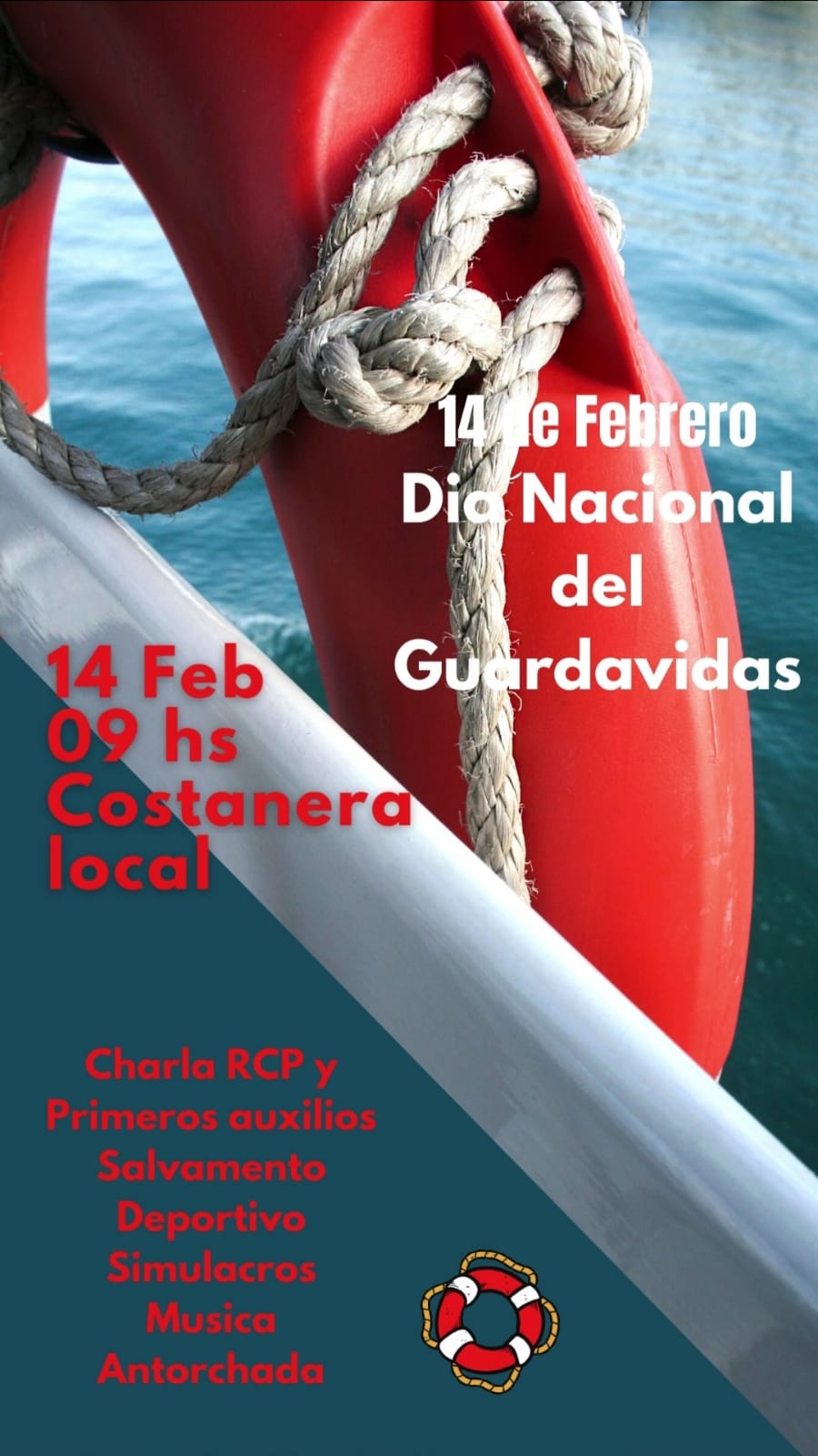 Día del guardavidas: en el marco de esta jornada se brindan charlas y actividades en la costa local