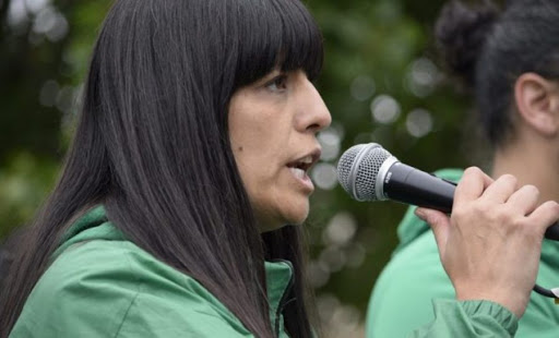 ATE: Olga Reinoso caracterizó al Macrismo como “la derecha”, y dijo que buscan la “desindicalización”