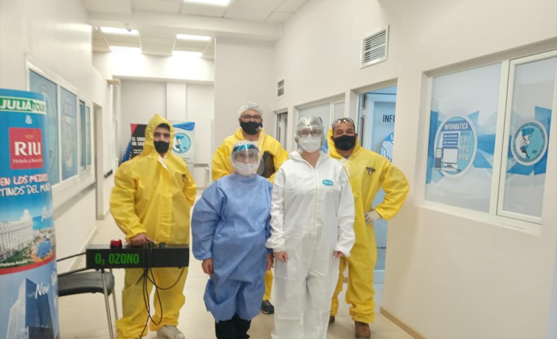 La Sede Central de Petroleros Jerárquicos recibió una desinfección general