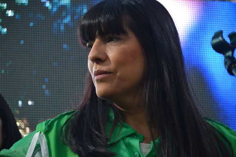 Olga Reinoso agradeció y dijo que 