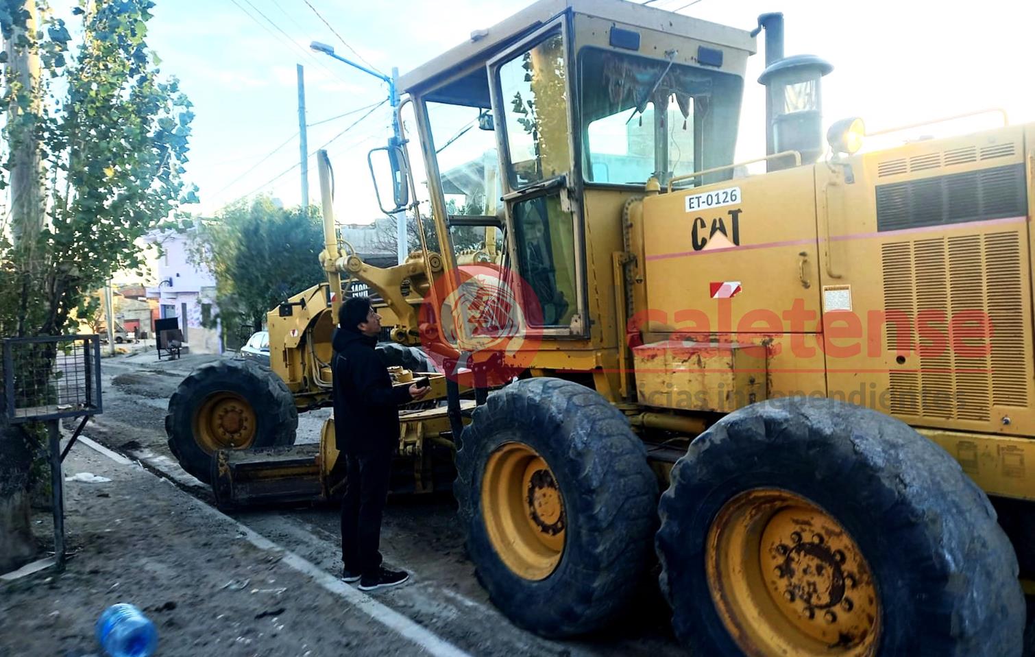 La próxima semana  colocarán el hormigón en la rotonda del B° 8 de Julio