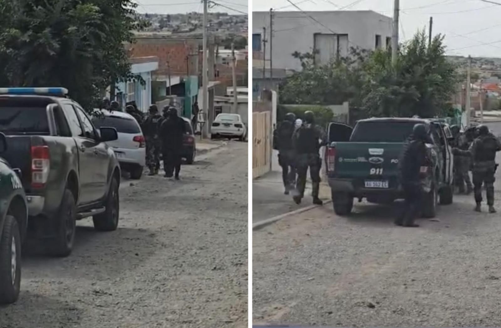 Allanamiento y secuestro de drogas por un hecho de abuso de armas en Caleta Olivia 
