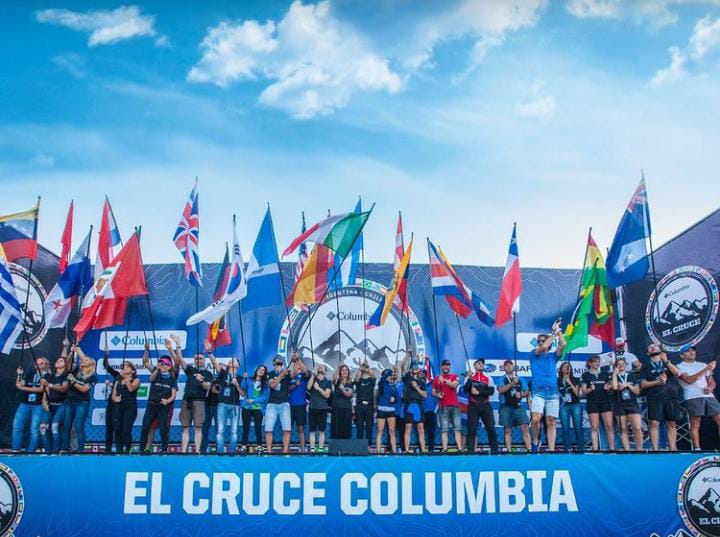 Se corrió una nueva edición del Cruce de Los Andes Columbia con fuerte presencia caletense