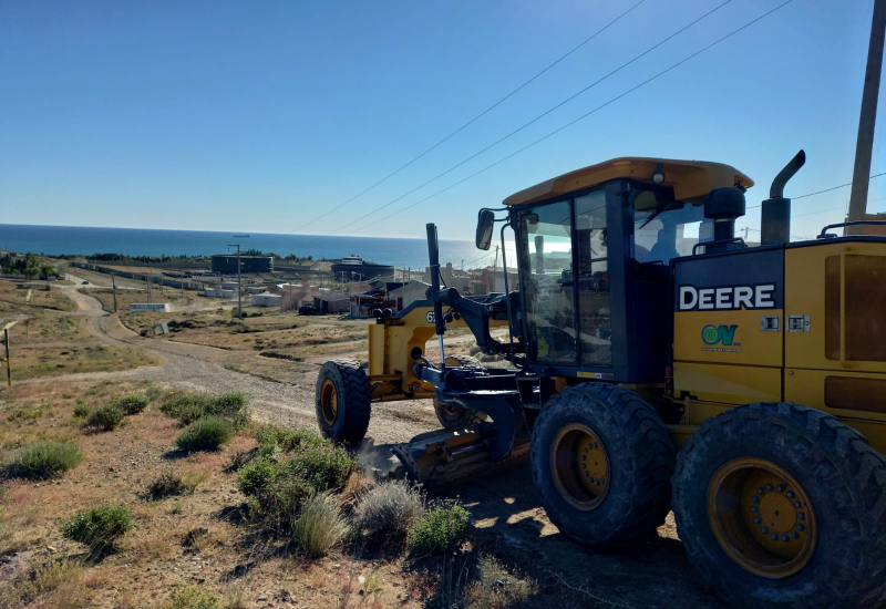 Obras: ahora a la altura del Pancho Cerda hay camino de bajada y subida