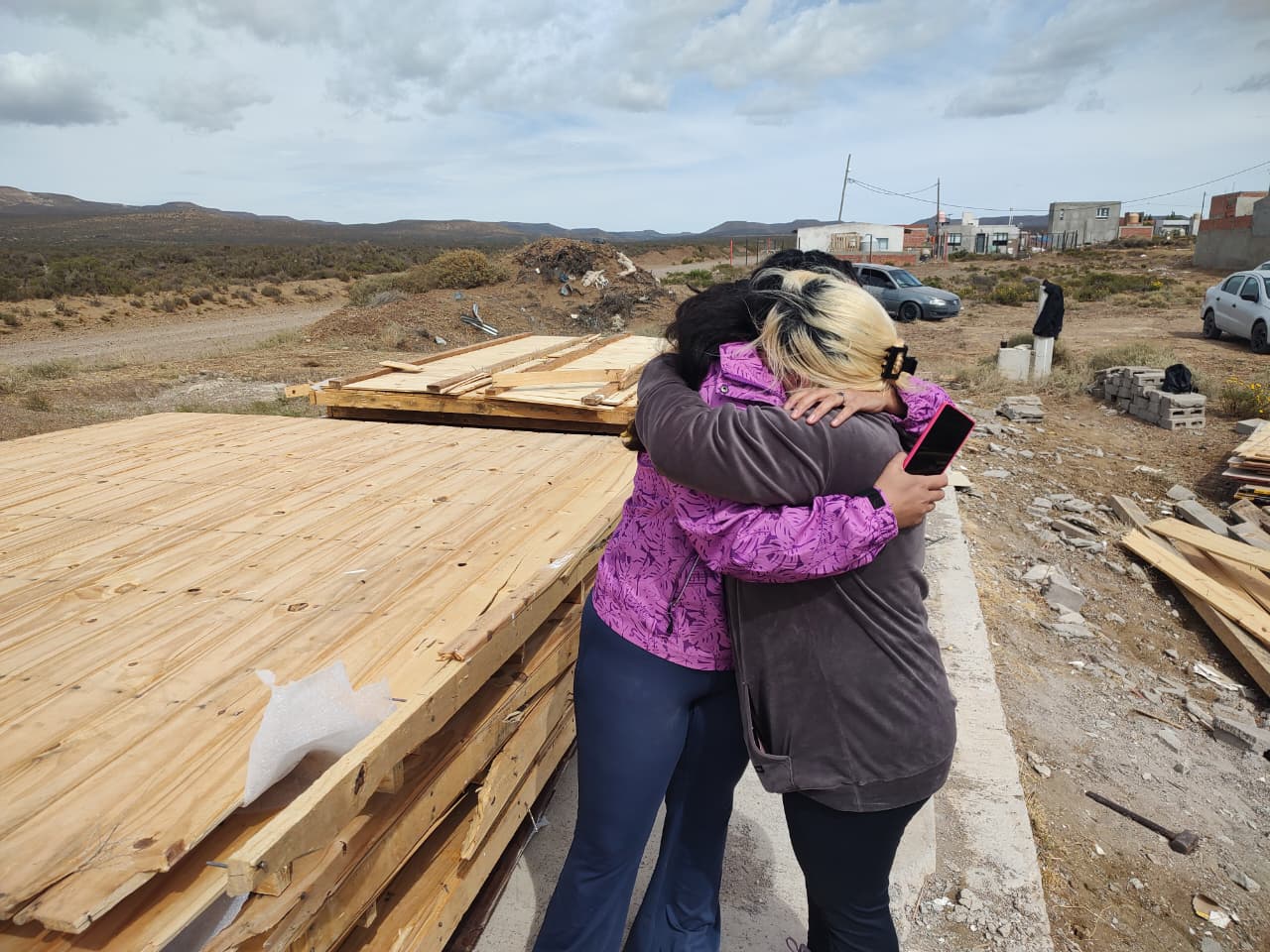 El viento arrasó su casa en Los Aromos y la familia pide ayuda para reconstruir