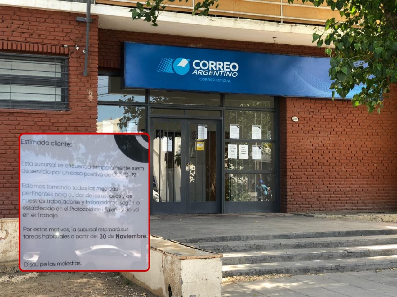 Aislan a todo el personal por 3 casos positivos de Covid en Correo Argentino y cierran hasta el 30 de noviembre