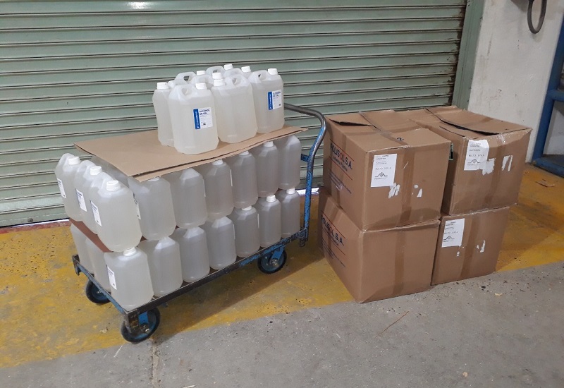 Sinopec Argentina entrega de productos sanitarios para prevenir COVID-19