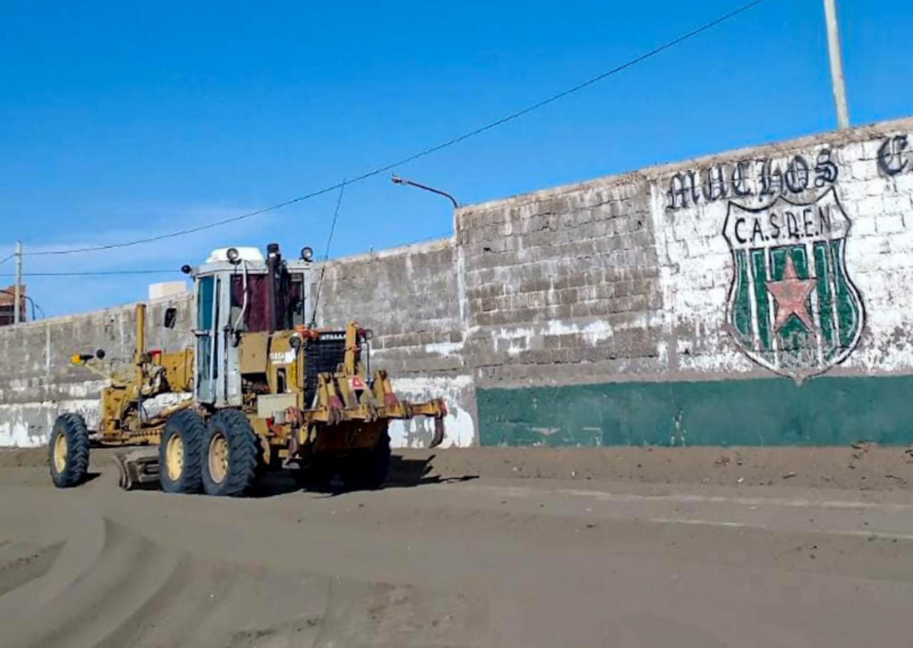 Vialidad Provincial articula acciones con los clubes de Caleta Olivia