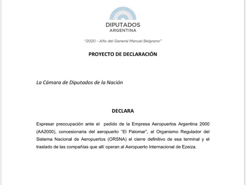 Preocupa a la diputada nacional Roxana Reyes el posible cierre del aeropuerto 
