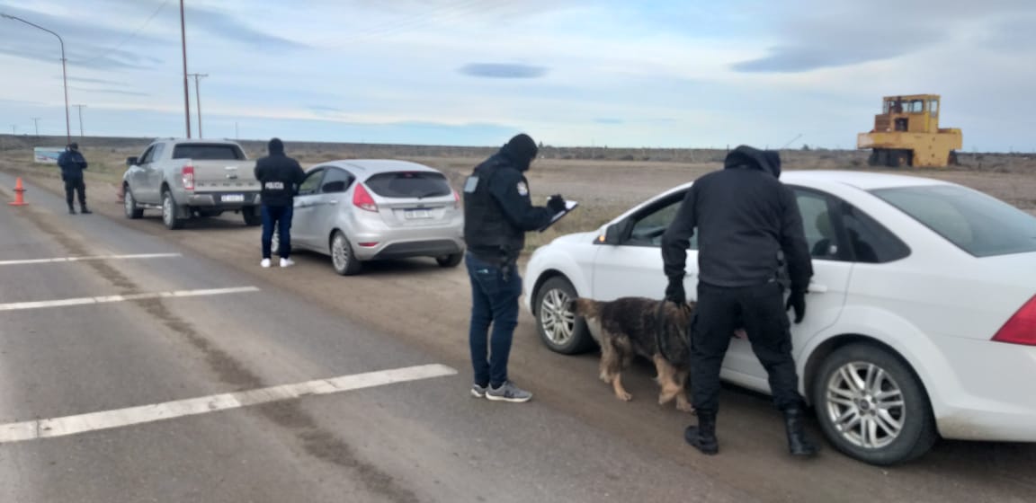 División de Investigaciones y Narcocriminalidad realizaron operativos en Tellier