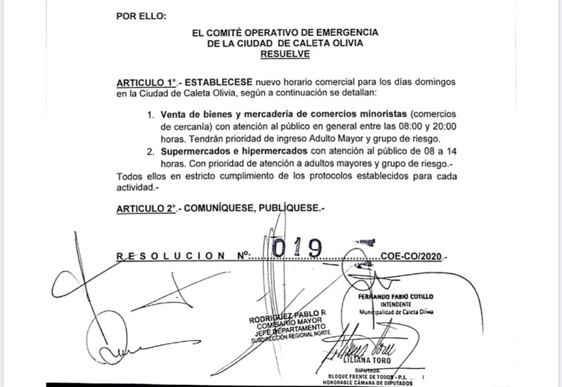 El COE decidió que desde el domingo los comercios abran de 8 a 20 horas