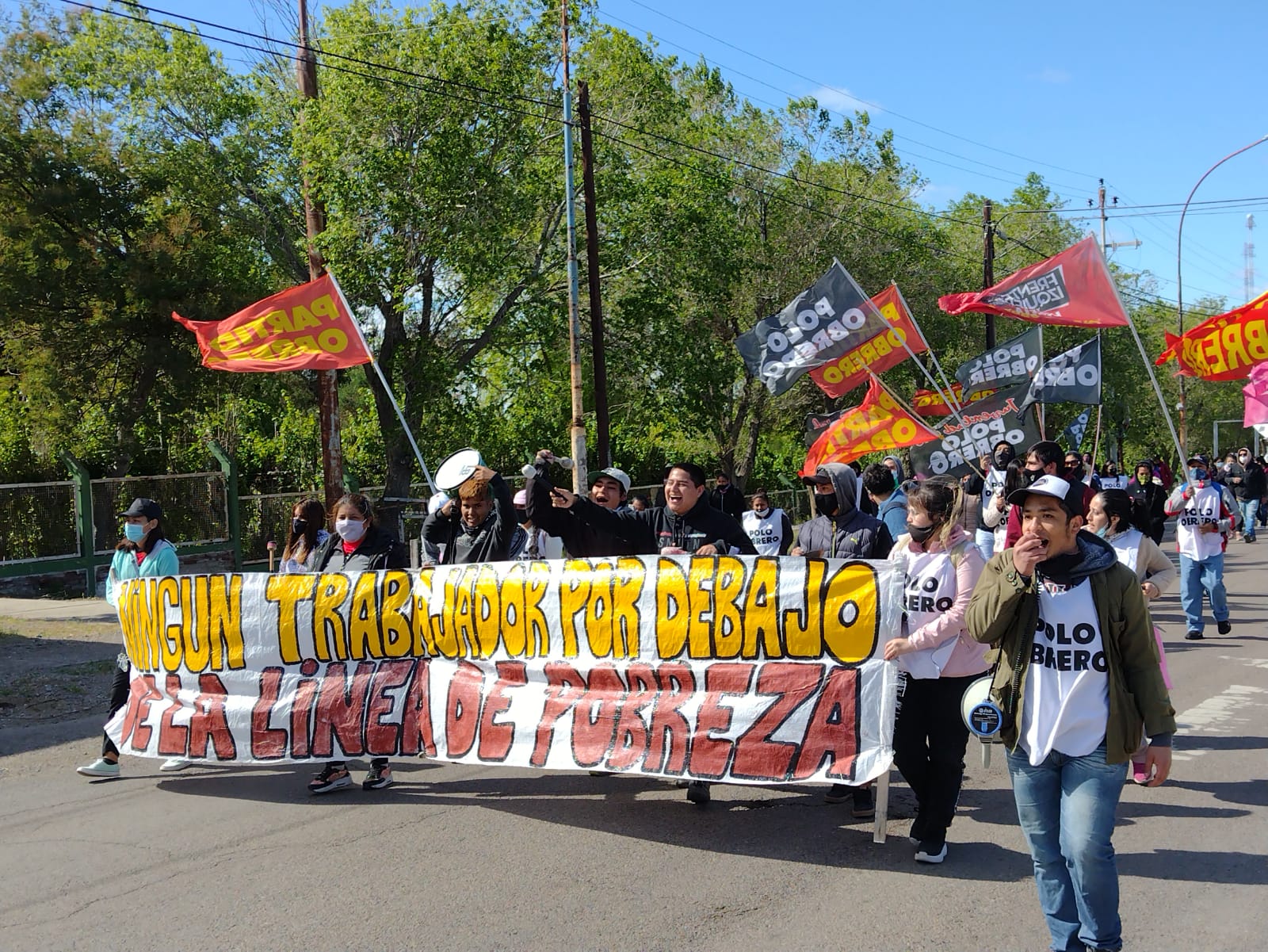 El Polo Obrero acompañó a Fundación Santa Cruz Sustentable en su reclamo