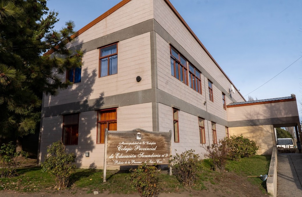 Nueva mejora edilicia para el Colegio Secundario N° 9 de El Calafate