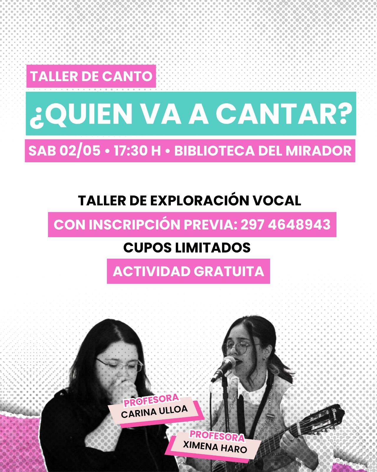 Gimnasia de la voz: dictarán un taller intensivo para cantantes, docentes y profesionales