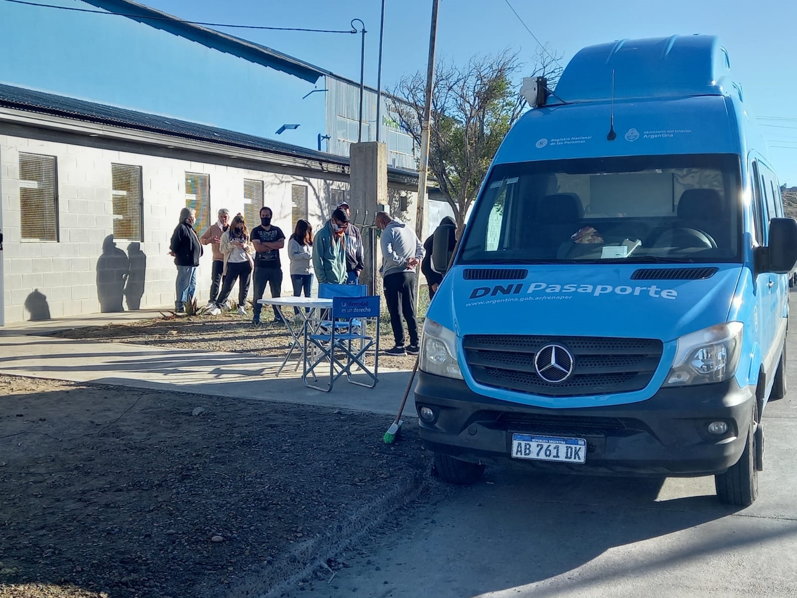 Último día del DNI Móvil en el Gimnasio Enrique Mosconi