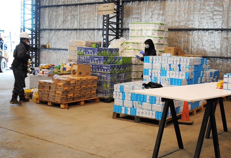 2° entrega: La Anónima donó al municipio mas de 2 millones de pesos en alimentos