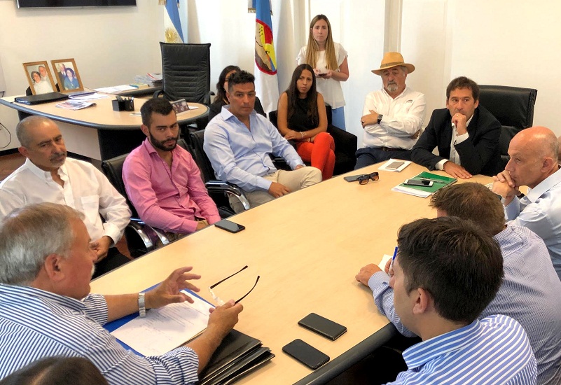 Gestiones por el agua: Cotillo se reunió con los intendentes de Comodoro Rivadavía, Rada Tilly y Sarmiento