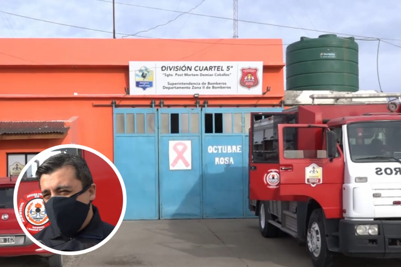 Cuatro bomberos fueron aislados de manera preventiva, uno de ellos tuvo contacto indirecto con un caso positivo
