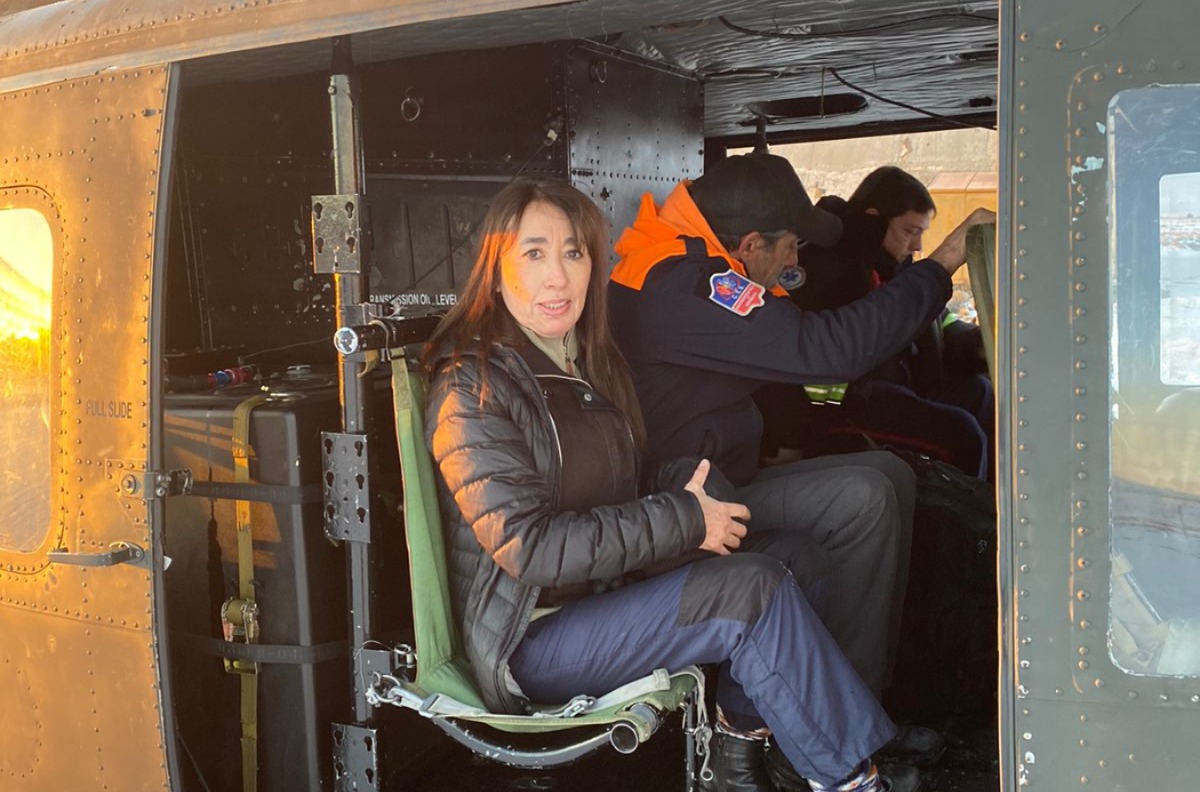 Roxana Reyes Participa en Misión de Rescate del Ejército Argentino en Santa Cruz