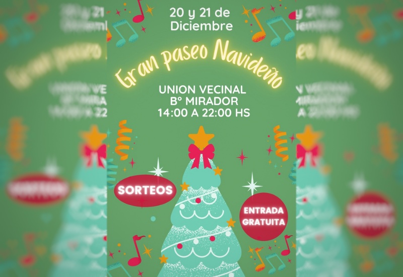 Se viene la segunda edición del paseo navideño