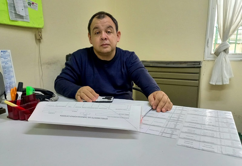 Rodolfo Delgado, director de Mantenimiento Escolar brindó un panorama sobre la situación de las escuelas