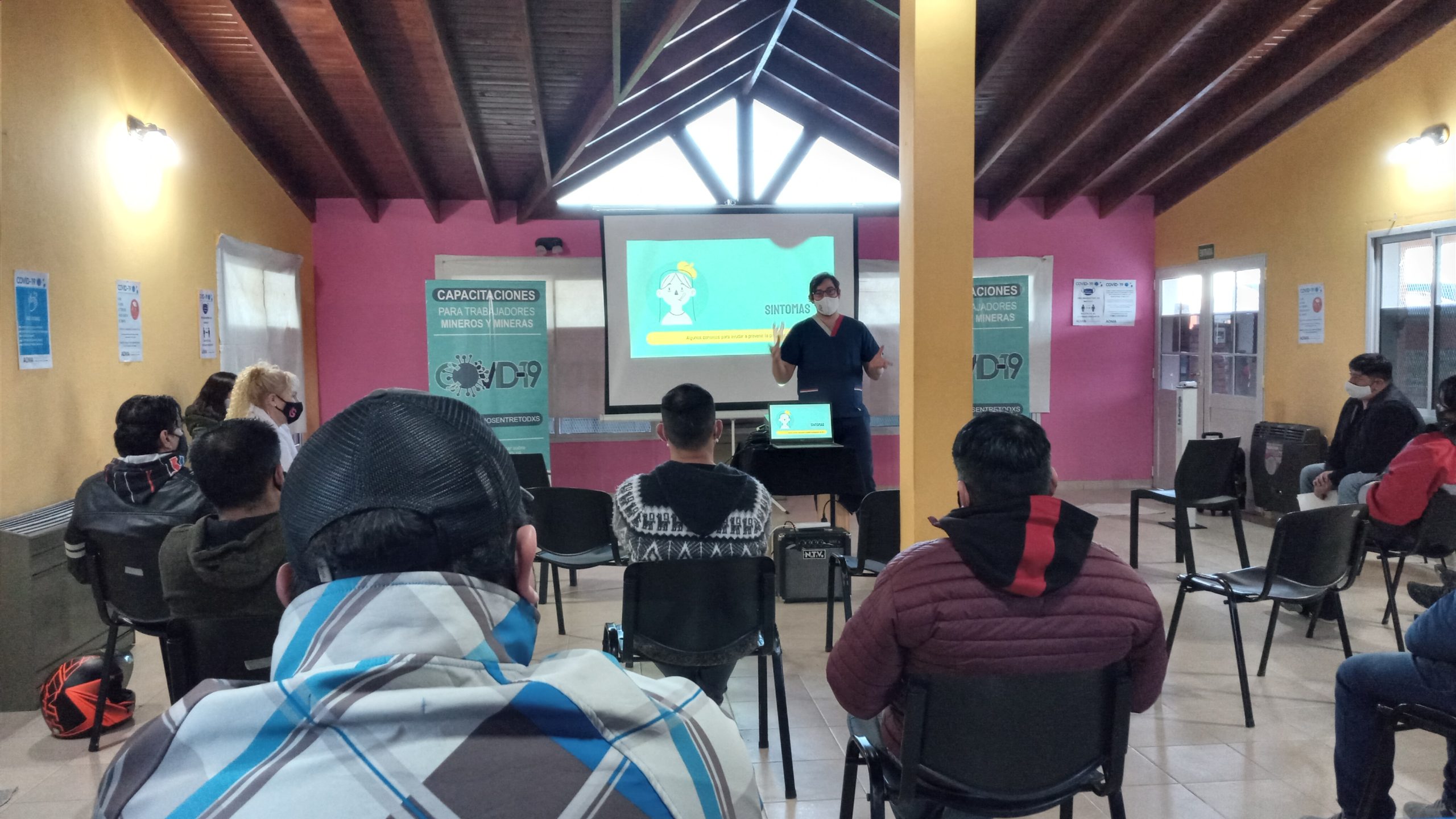 Se realizaron capacitaciones para trabajadores mineros