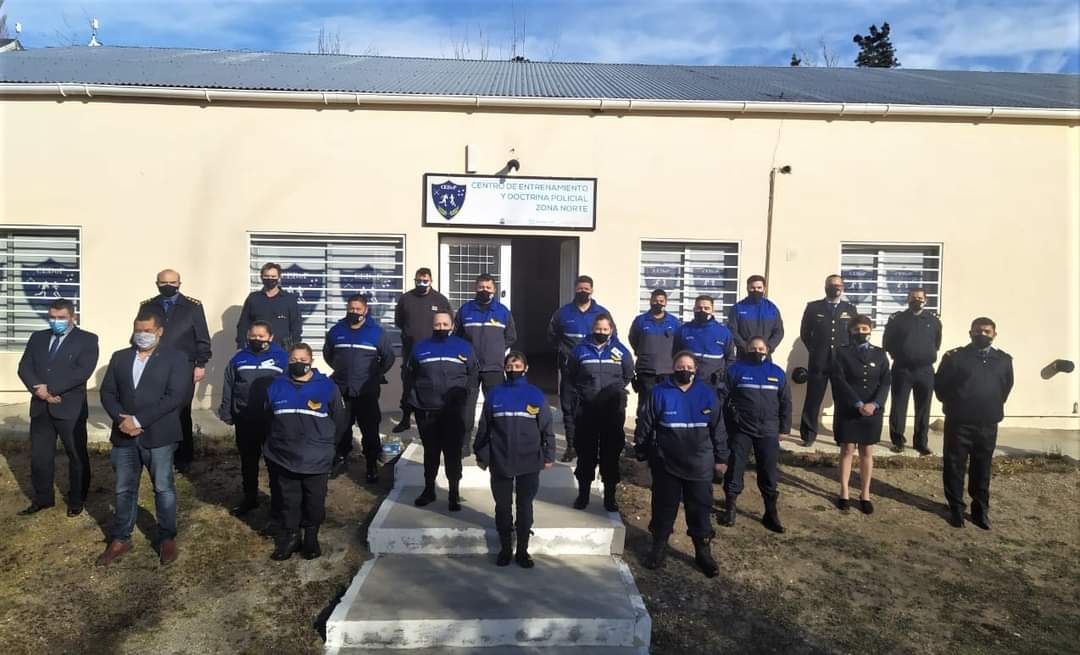 El Centro de Entrenamiento y Doctrina Policial de la zona norte retornó a la presencialidad 