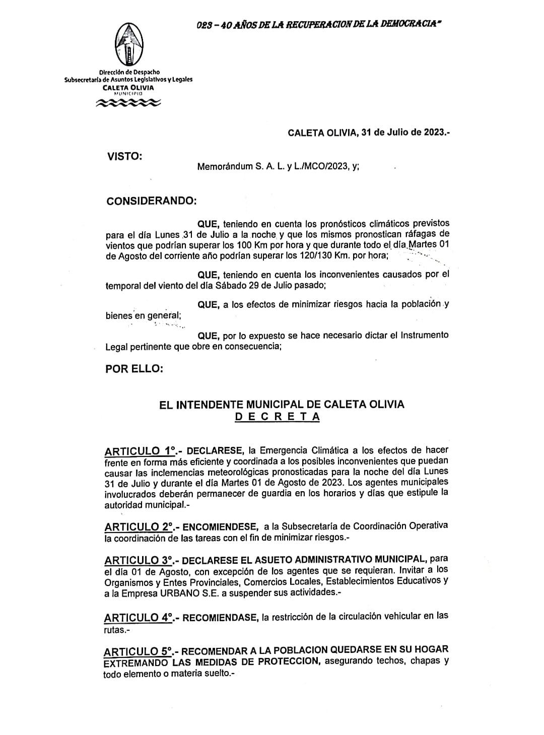 La Justicia sobreseyó a Juan Carlos Molina y a directivos de la fundación
