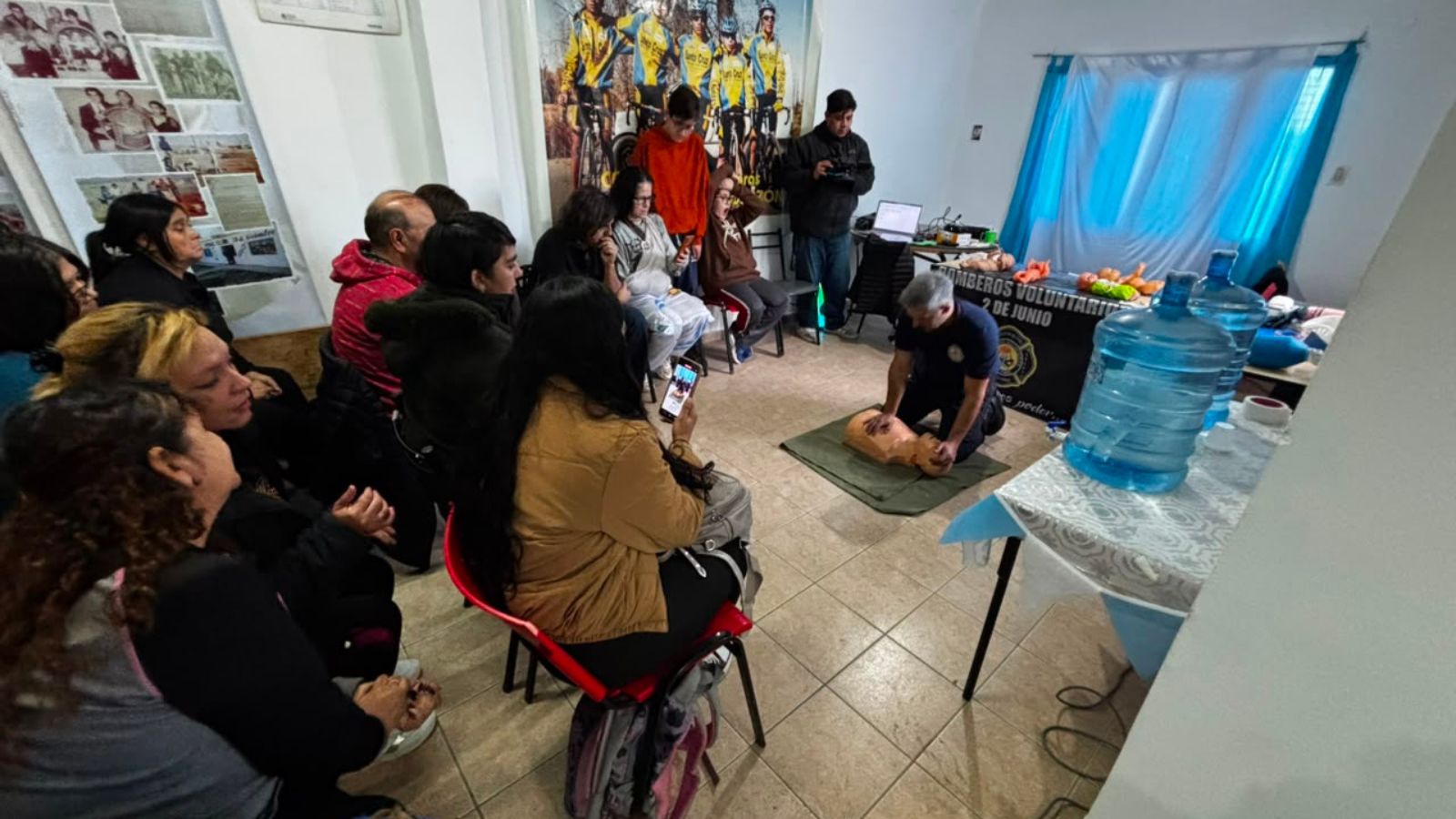 Pedal Club 20 de Noviembre fue sede de una jornada de salud y prevención abierta a la comunidad
