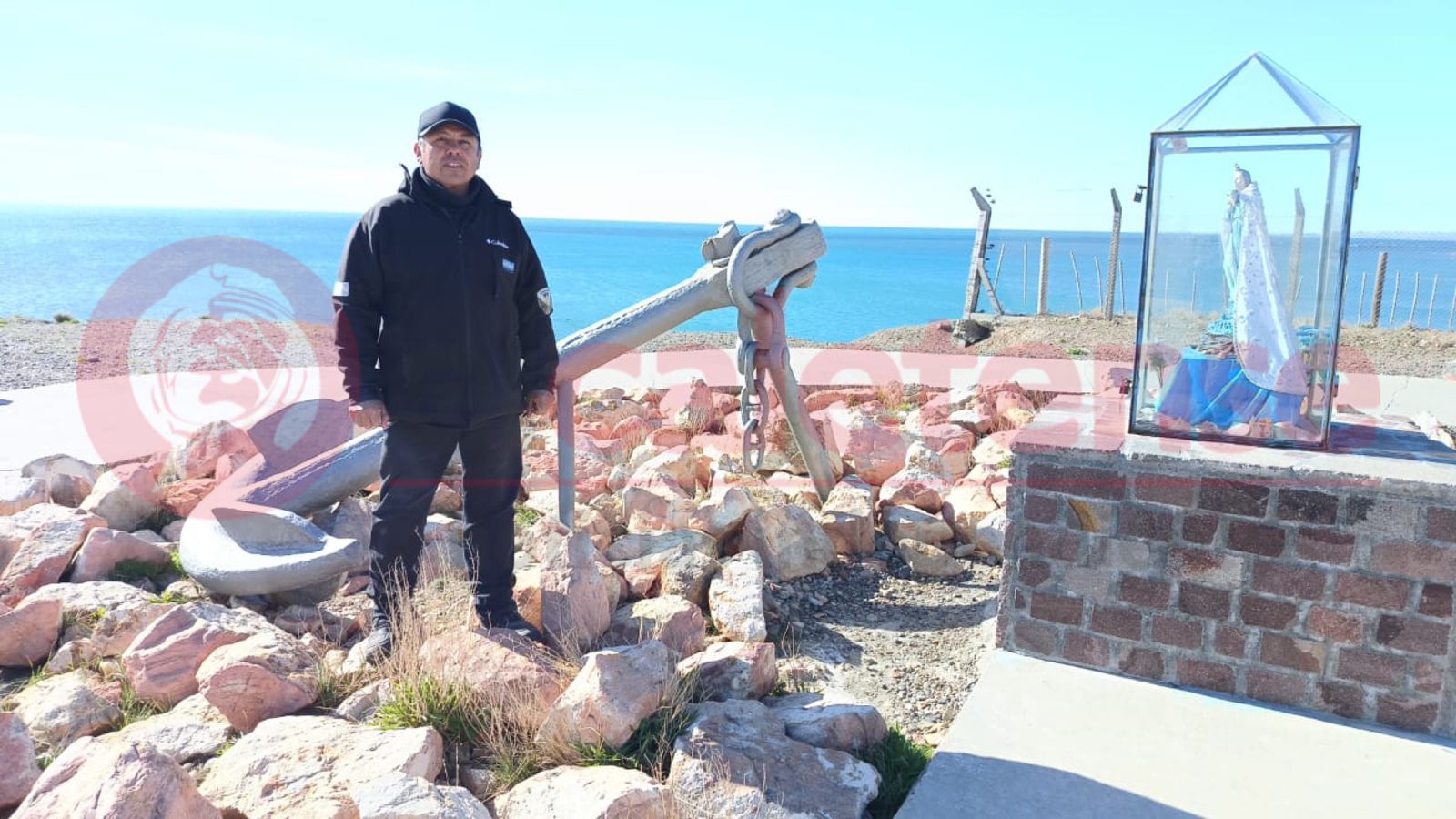Cinco años de las anclas de Stella Maris en Caleta Olivia, un símbolo de protección