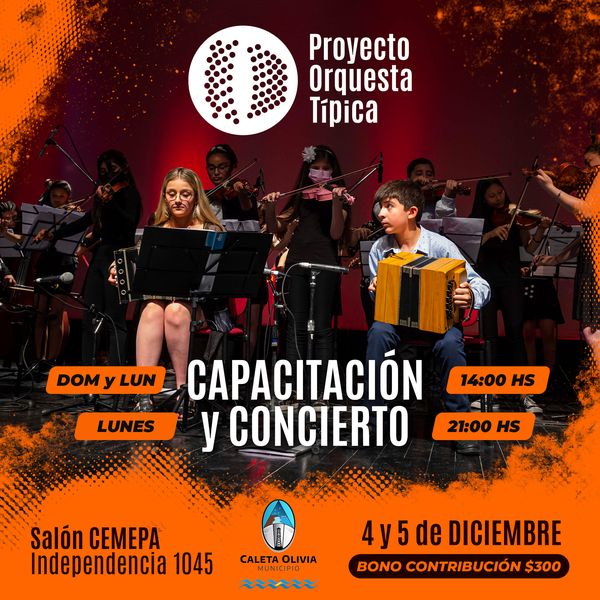 Cierre de año: la Orquesta Típica de Tango realizará su última capacitación