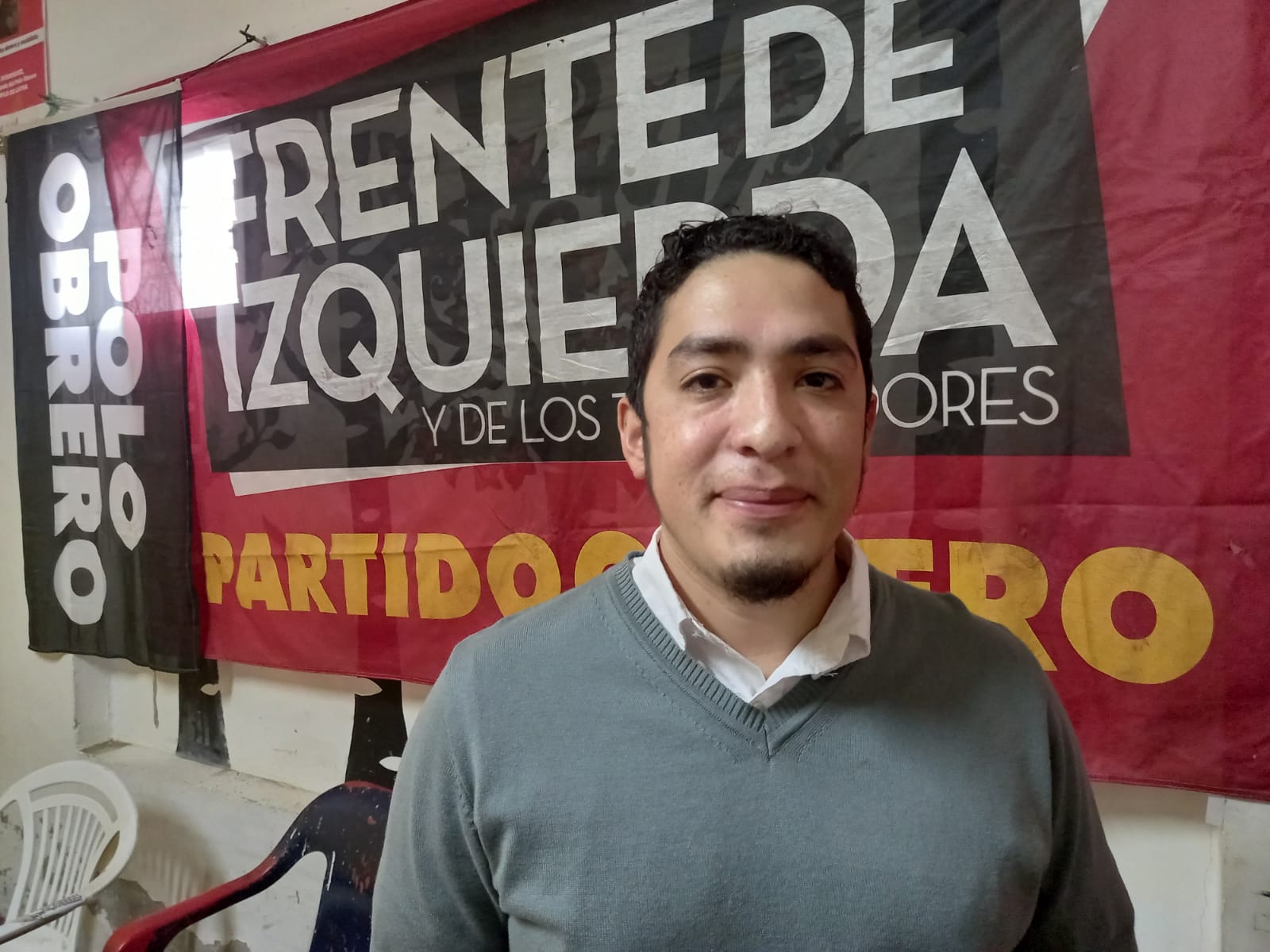 El pre candidato del PO, Nicolás Gutiérrez, dijo que la izquierda será la 