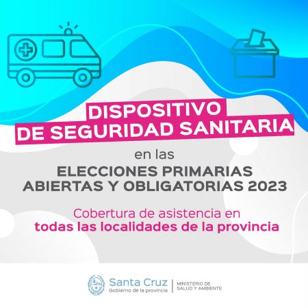 Salud organizó dispositivo especial para la jornada electoral del domingo 13