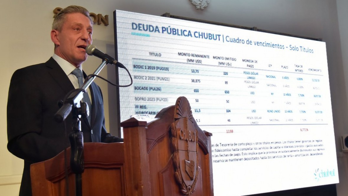 Chubut tuvo en enero casi 50% más coparticipación pero persiste la enorme deuda con los estatales