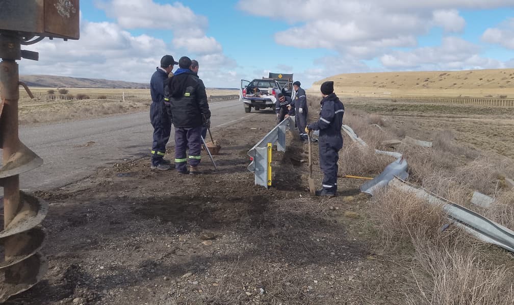 Se desplegaron tareas de mantenimiento en la Ruta Provincial N°5