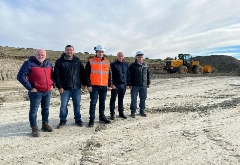 Comenzaron las obras sobre la autovía Caleta Olivia- Comodoro Rivadavia