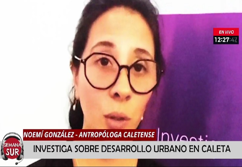Noemí González, la antropóloga caletense que estudia el crecimiento urbano
