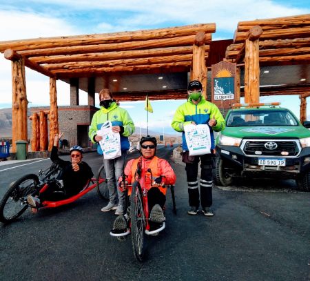 Seguridad acompañó la travesía de Aníbal 