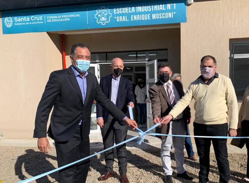 Se inauguró la obra de ampliación de la Escuela Industrial N°1 