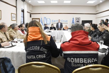 El Gobierno presentó el Comité de Operaciones de Emergencia para Santa Cruz