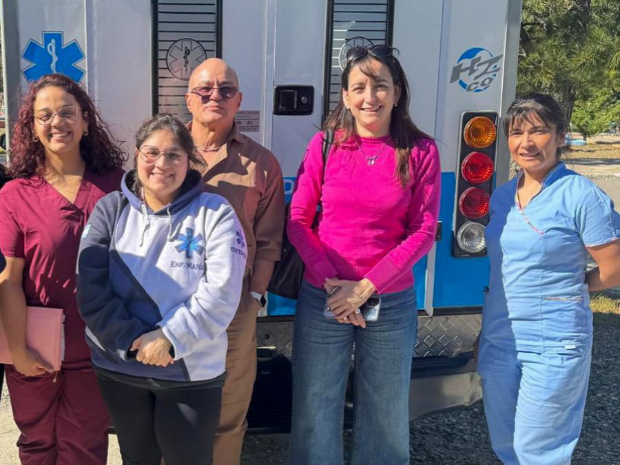 Se trabaja en el fortalecimiento del Sistema de Salud en Jaramillo y Fitz Roy