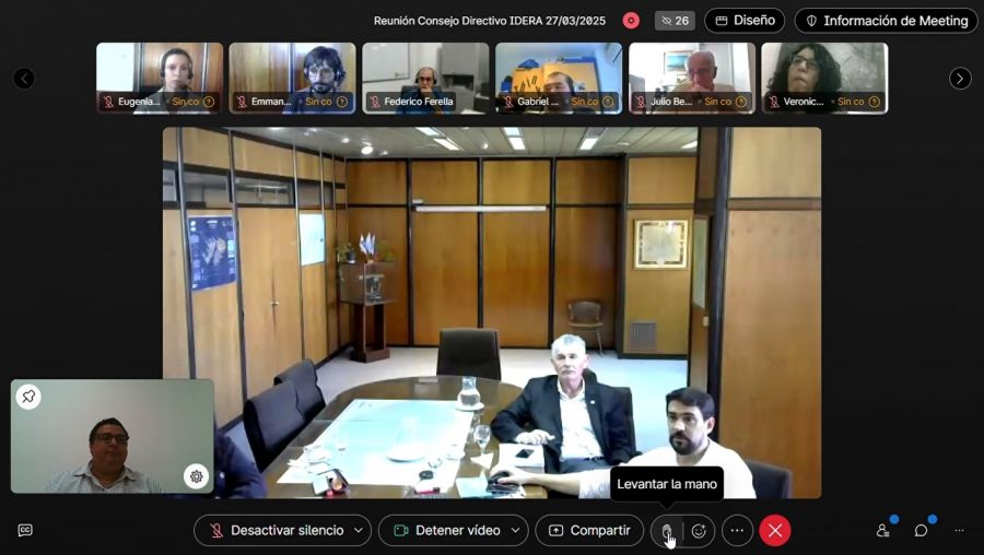 La provincia participó de la primera reunión del Consejo Directivo de IDERA 2025