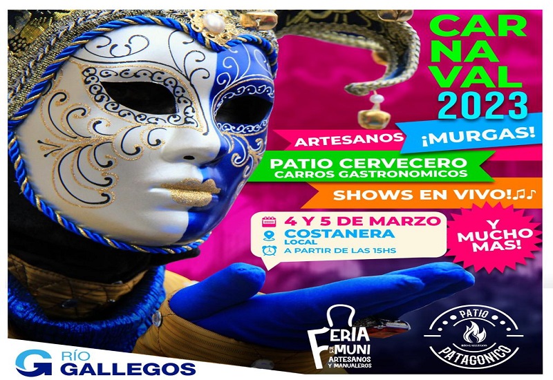 Río Gallegos festeja el carnaval 2023